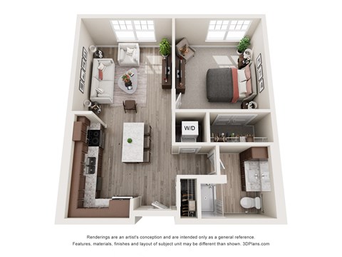 1 bed 1 bath O at The Winslow 62+ Apartments, West St Paul, MN